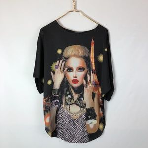 Dolce & Gabbana silk rare tunic top size Medium